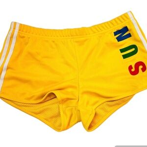 Adidas Originals Pharrell Williams Shorts Sun Yellow Size M